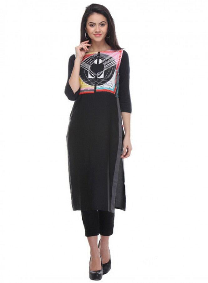 Grey Stiletto kurta - wforwoman