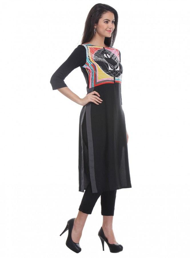 Grey Stiletto kurta - wforwoman