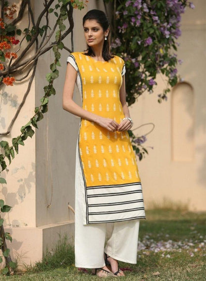 White kurta - wforwoman