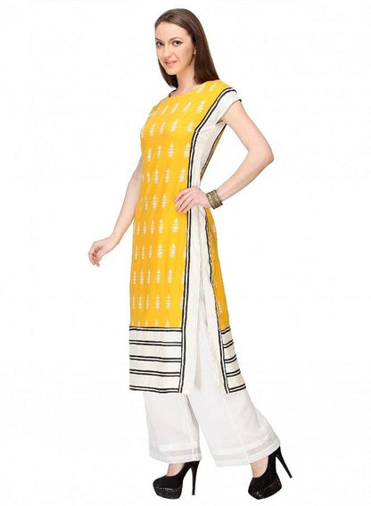 White kurta - wforwoman