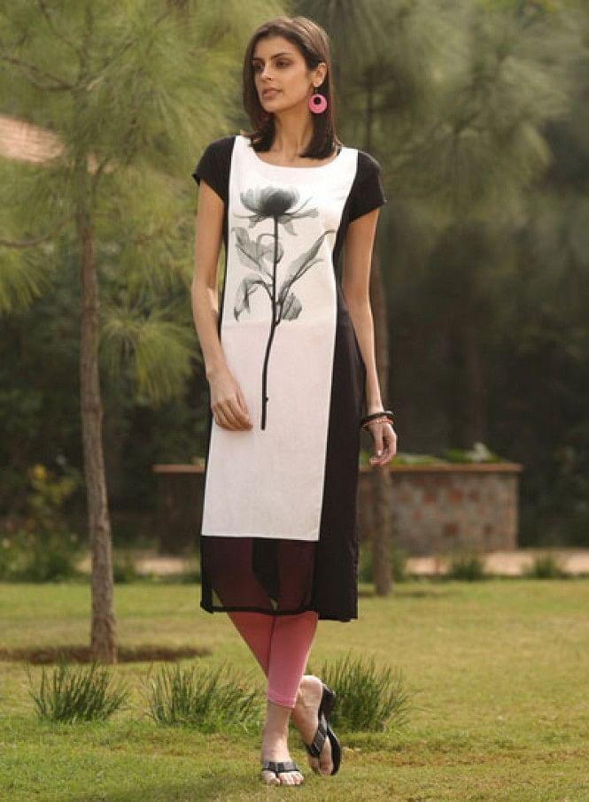 Black Stiletto kurta - wforwoman