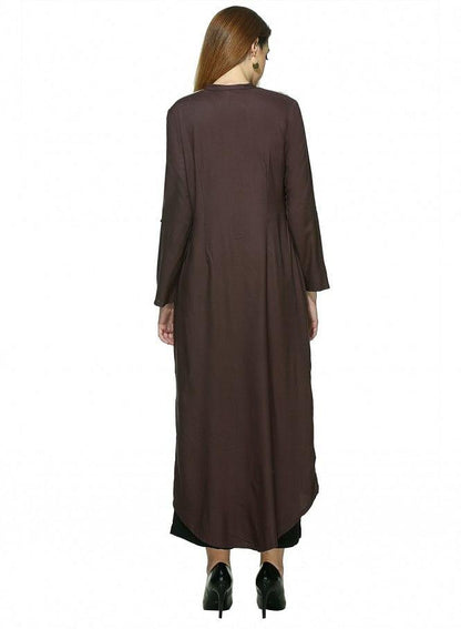 Brown Stiletto kurta - wforwoman