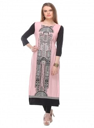 Pink kurta