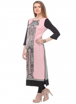 Pink kurta