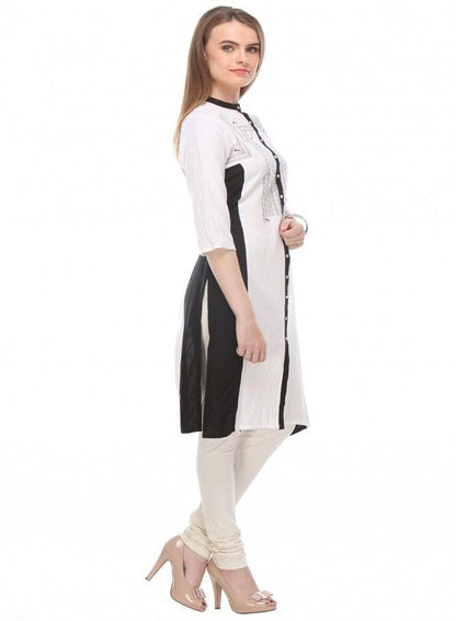 White kurta - wforwoman