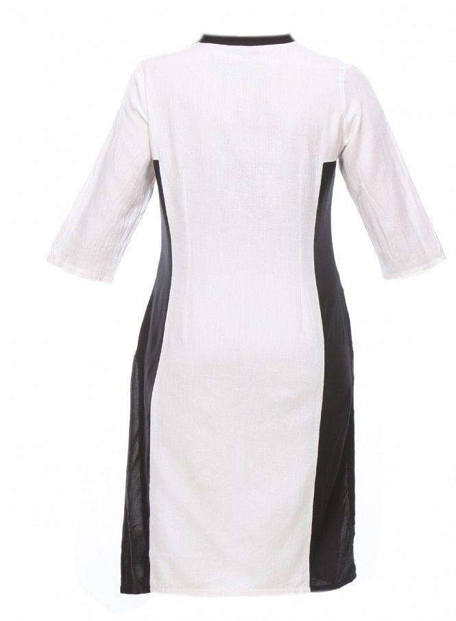 White kurta - wforwoman