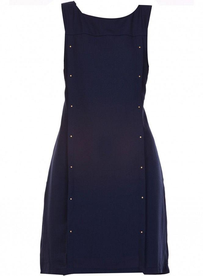 Blue Sleeveless Dress - wforwoman