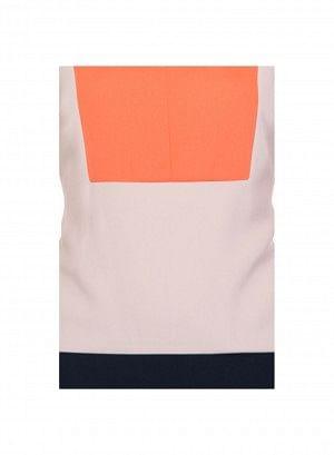 Multicoloured Short Sleeve Dress - wforwoman