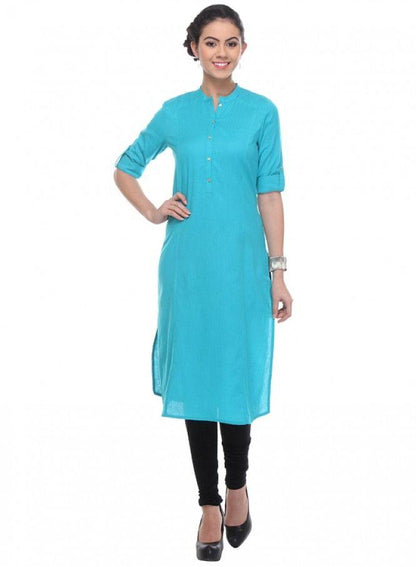 Blue kurta - wforwoman