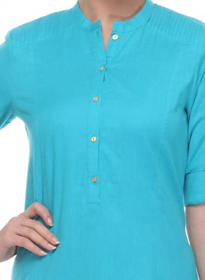 Blue kurta - wforwoman