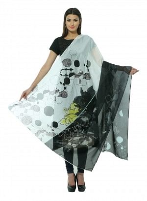 White Dupatta