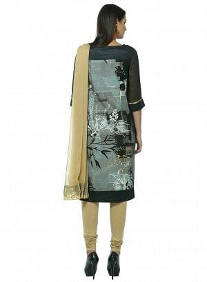 Grey Embellished kurta - wforwoman