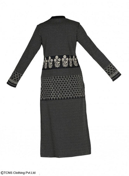 Black Full Sleeve kurta - wforwoman