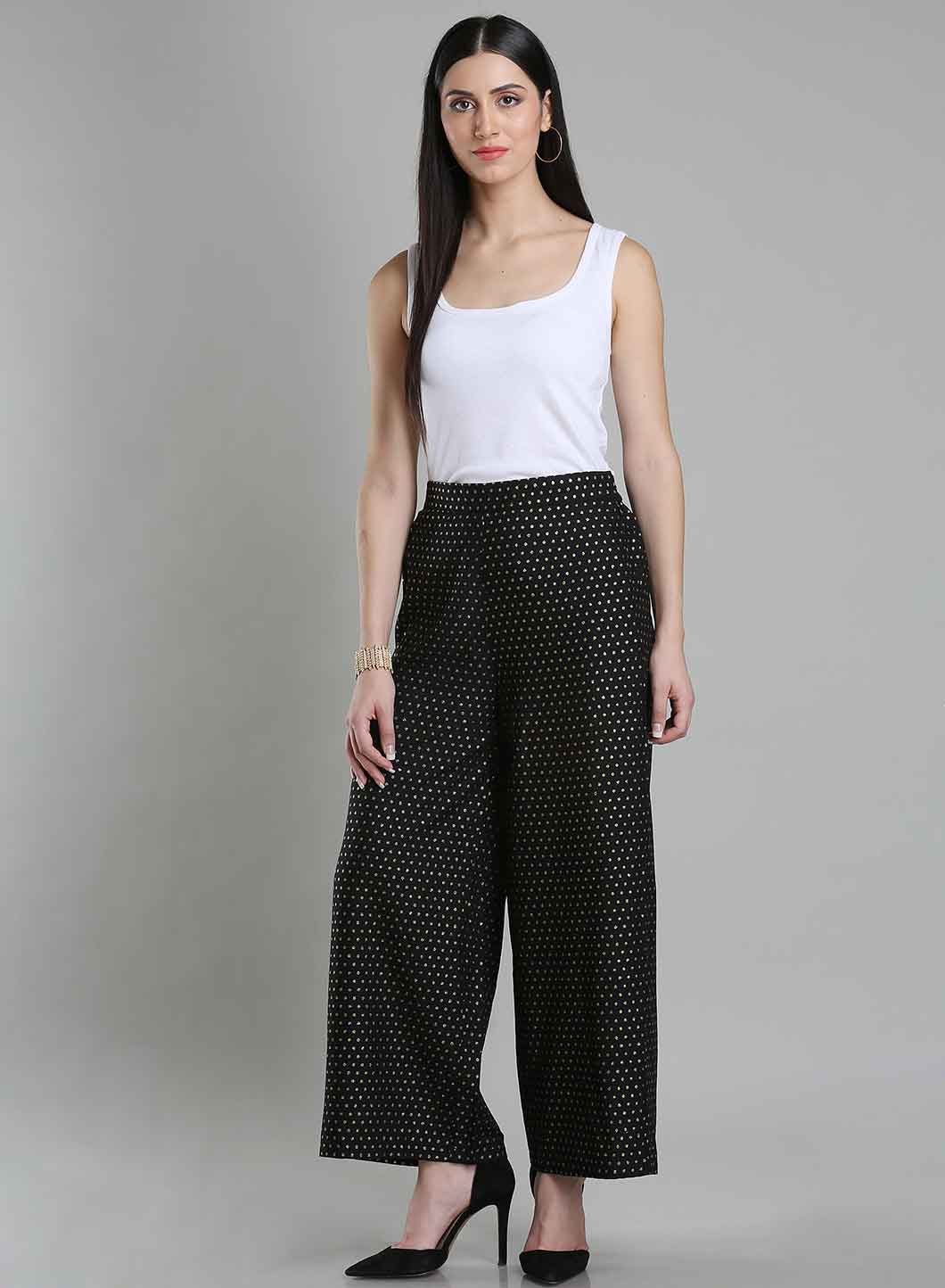 Black Parallel Pants