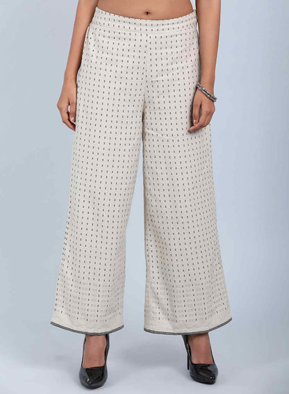 Beige Parallel Pants