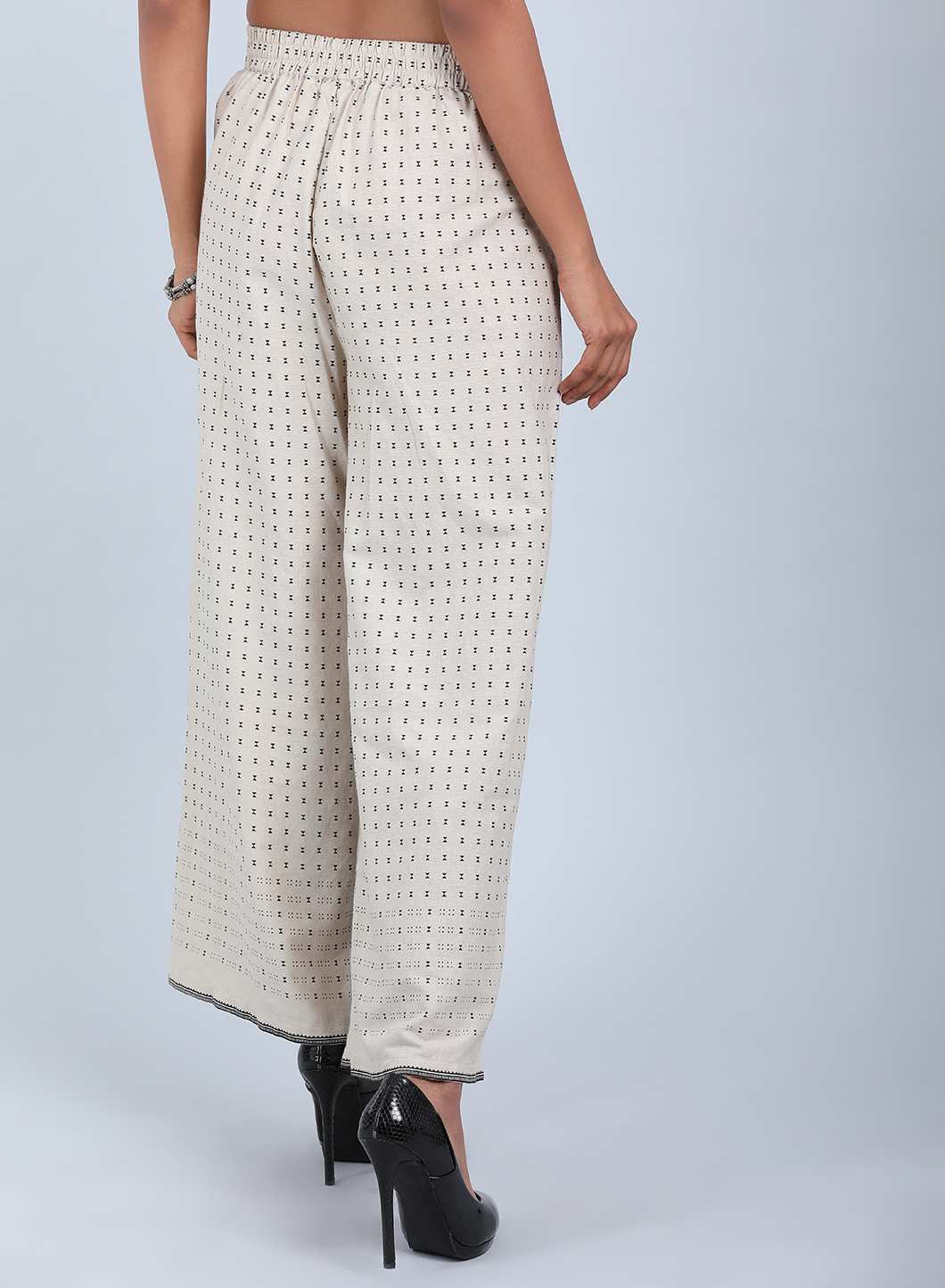 Beige Parallel Pants