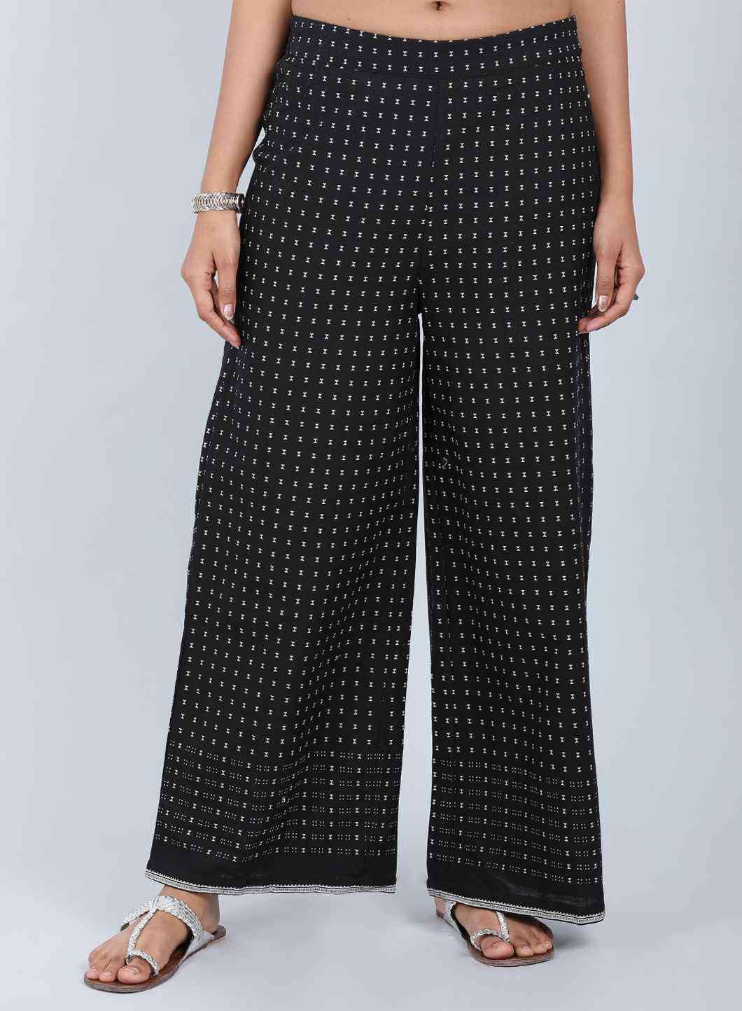 Black Parallel Pants