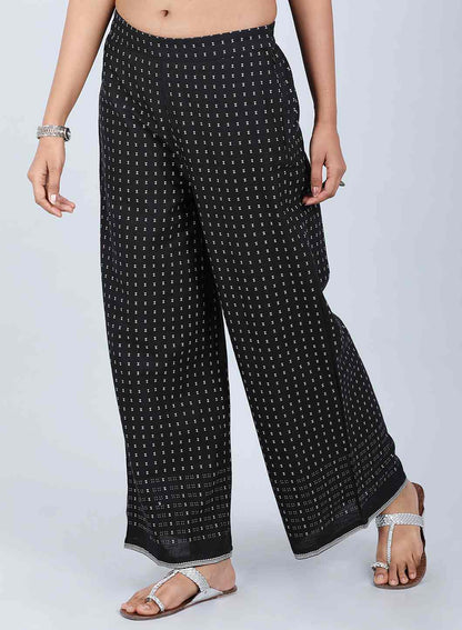 Black Parallel Pants