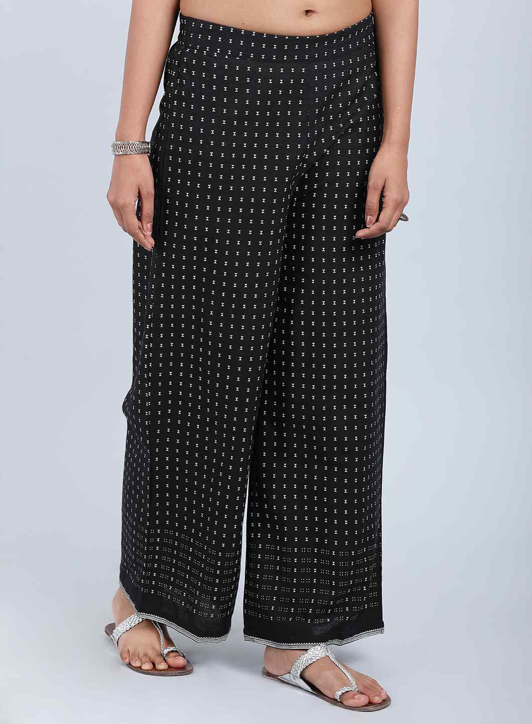 Black Parallel Pants