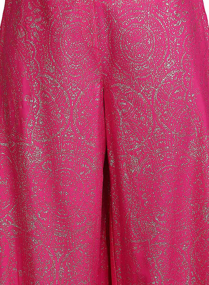 Pink Glittery Culottes