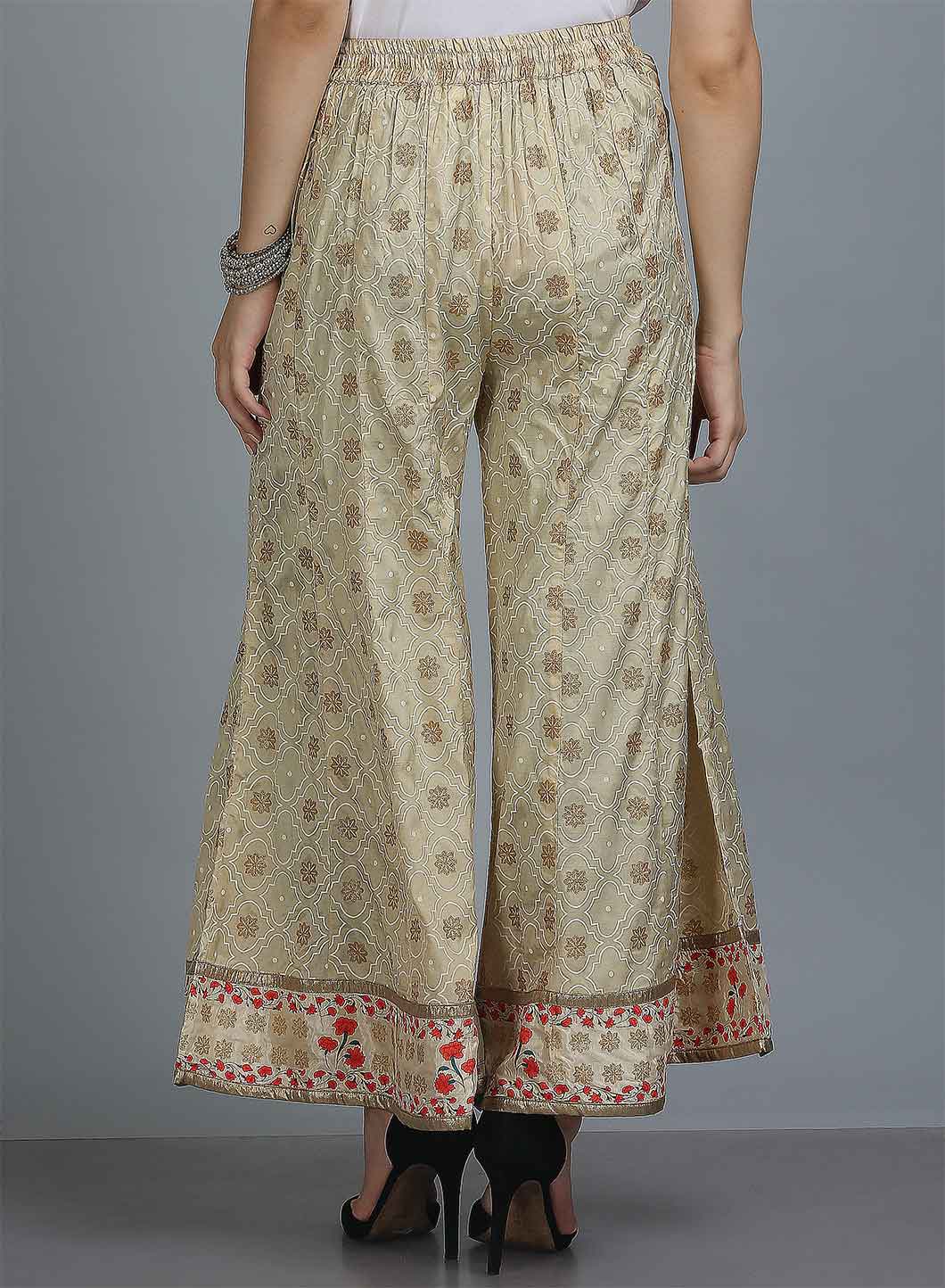 Gold Printed Culottes