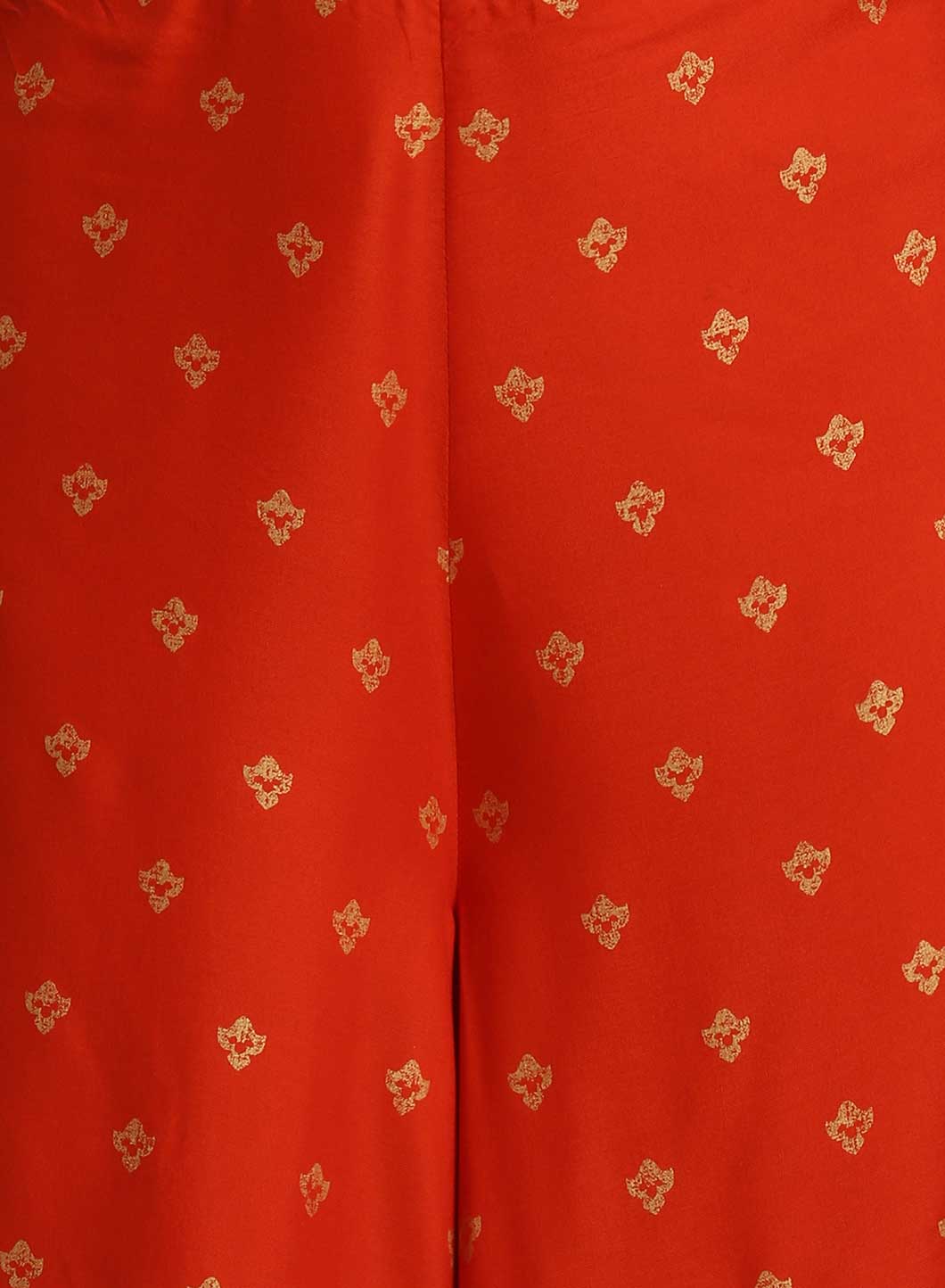 Orange Printed Culottes
