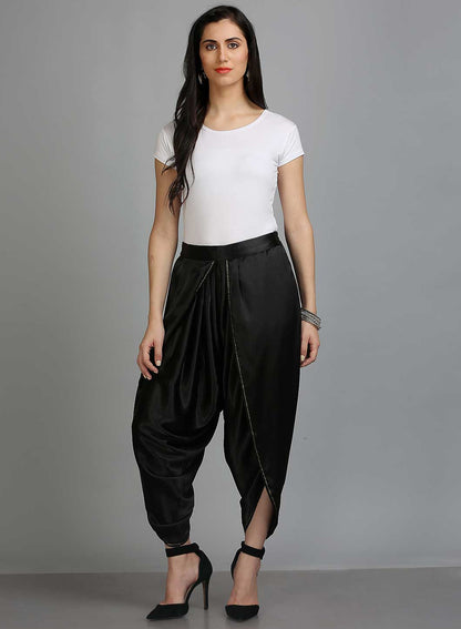 Black Dhoti Pants