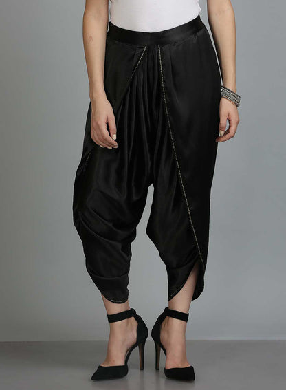 Black Dhoti Pants