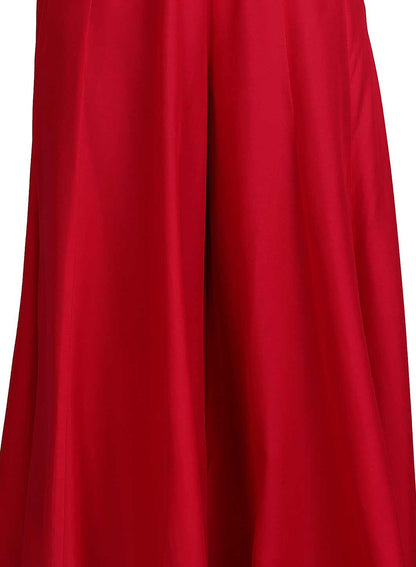 Red Solid Culottes