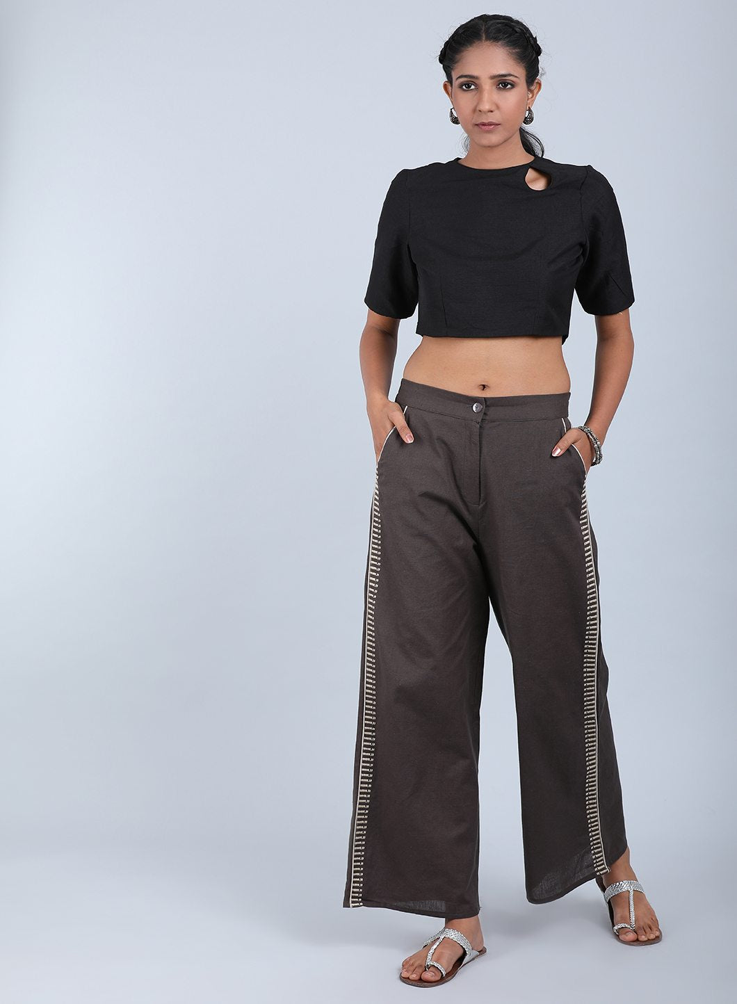 Grey Parallel Pants