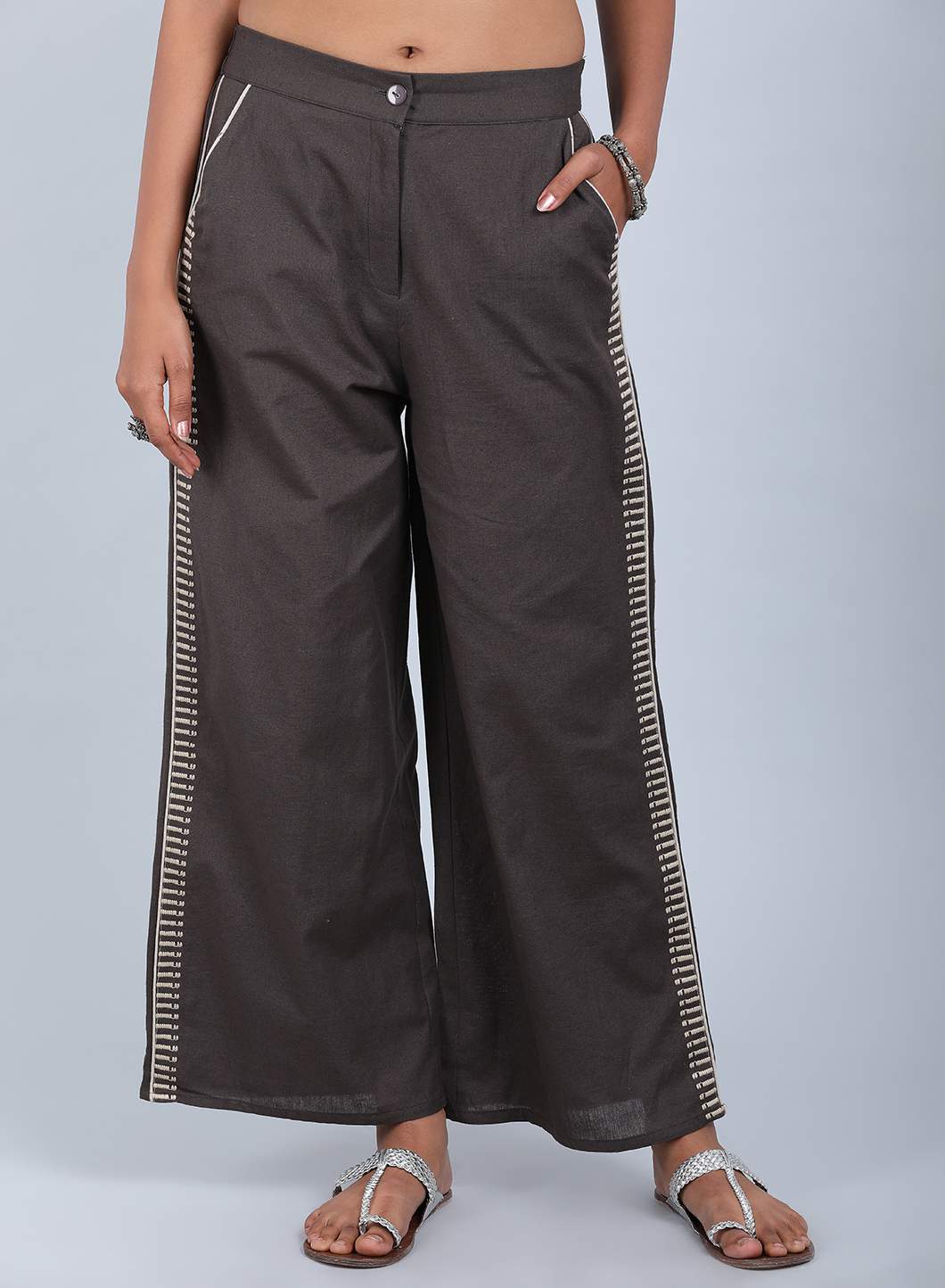 Grey Parallel Pants