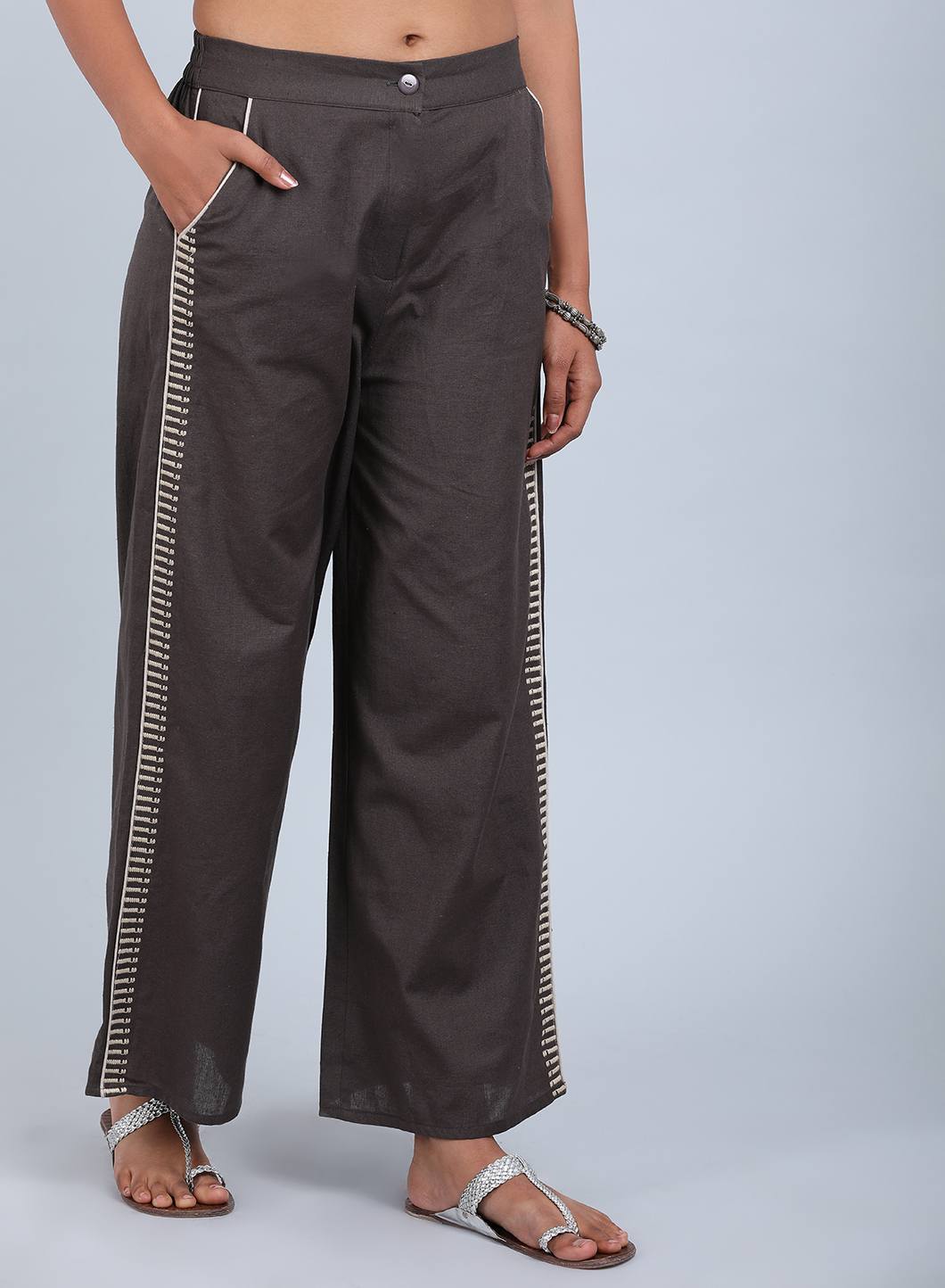 Grey Parallel Pants