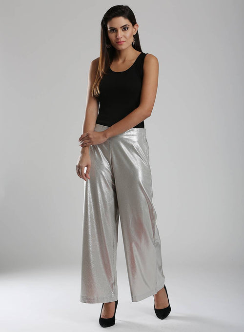 Buy Silver Shimmery Pants @ 2499 | W for woman – wforwoman Buy Silver Shimmery Pants @ 2499 | W for woman – wforwoman