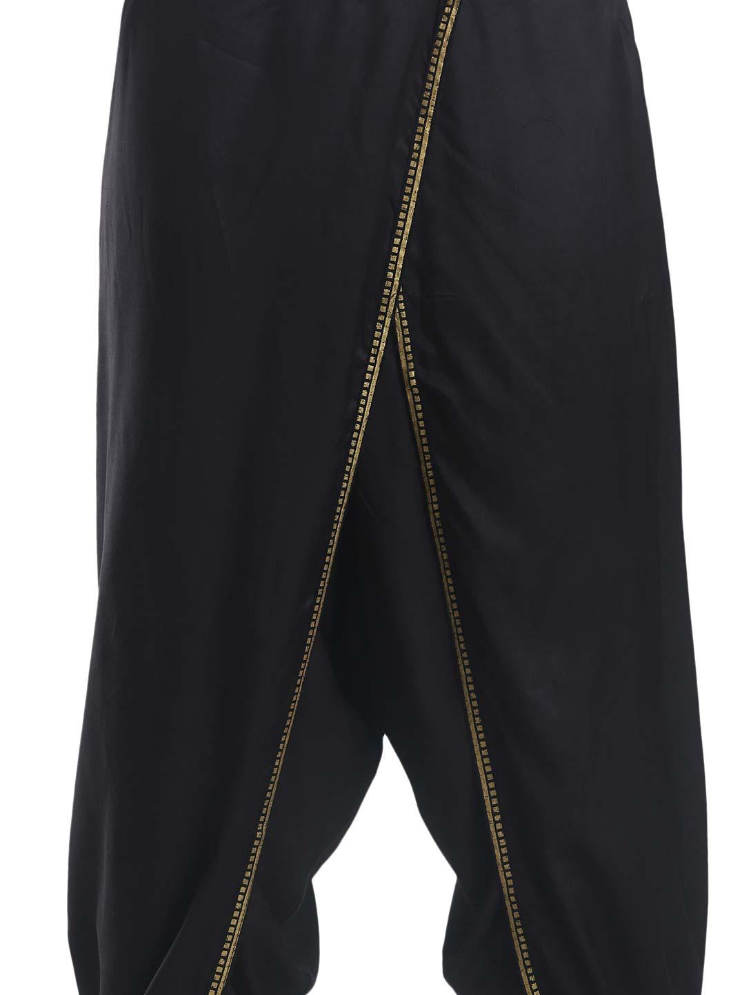 Black Dhoti Pants - wforwoman