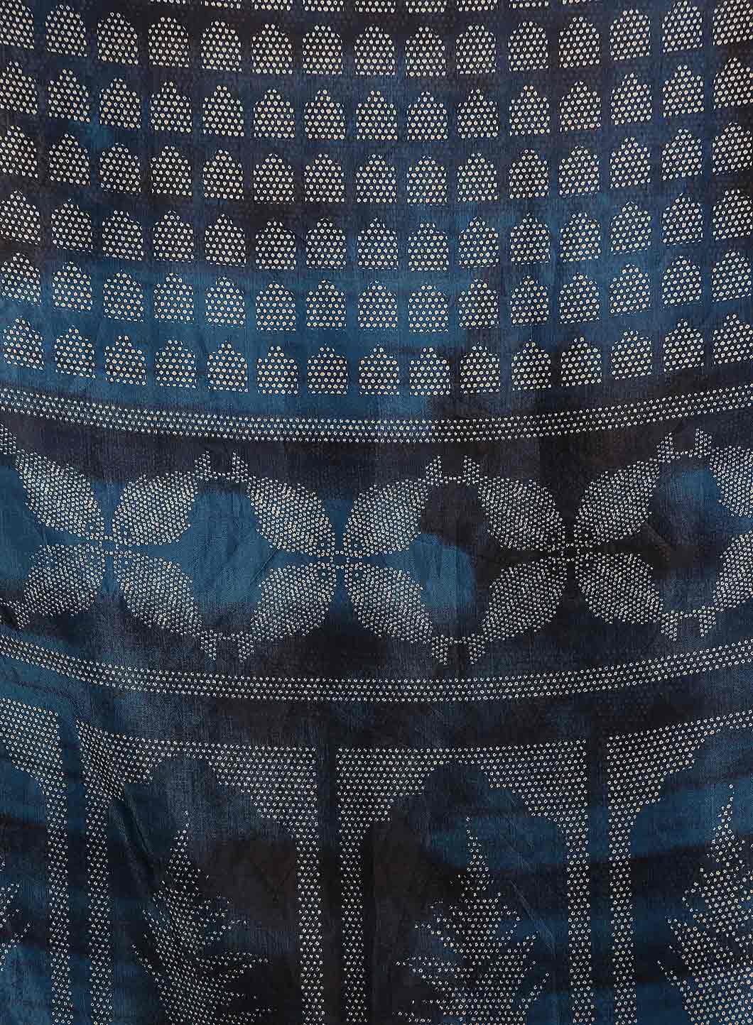 Blue Printed Dupatta