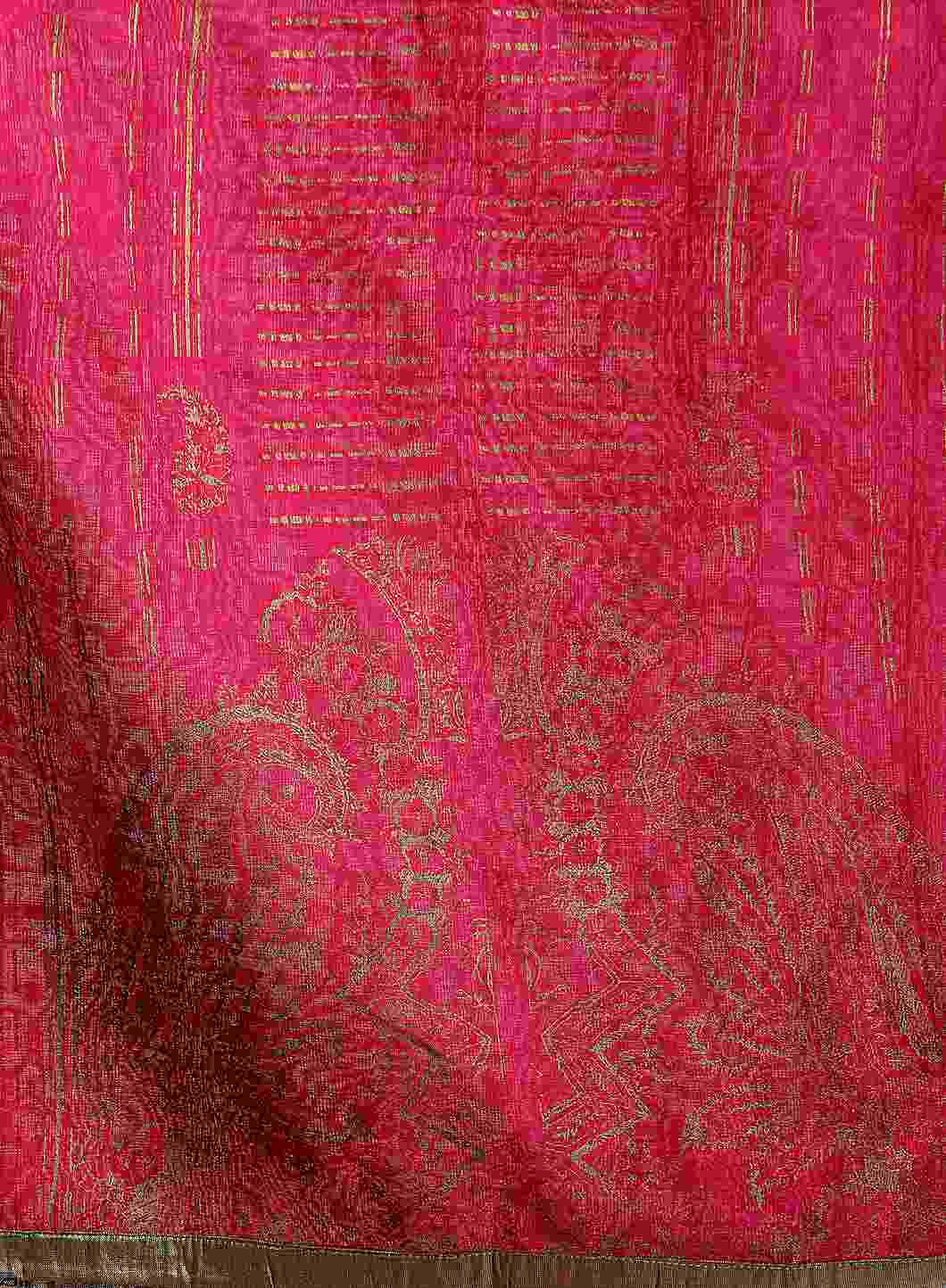 Pink Printed Dupatta