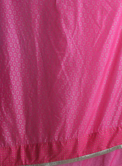 Pink Printed Dupatta