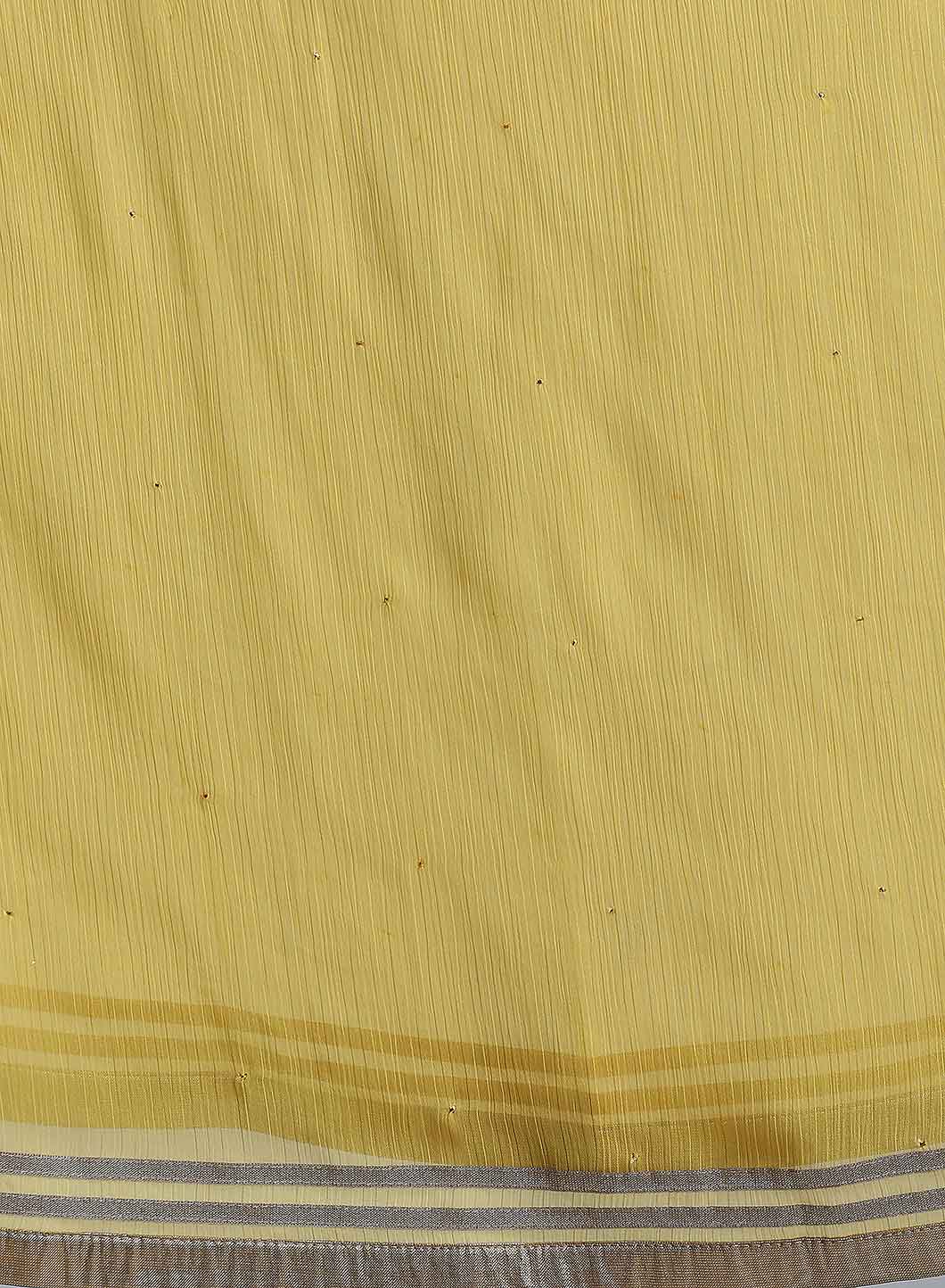 Yellow Solid Dupatta