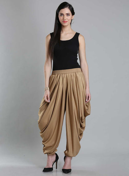 Golden Dhoti Pants