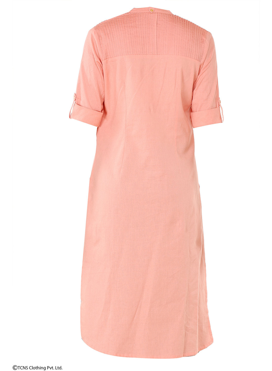 Pink 3/4 Sleeve kurta