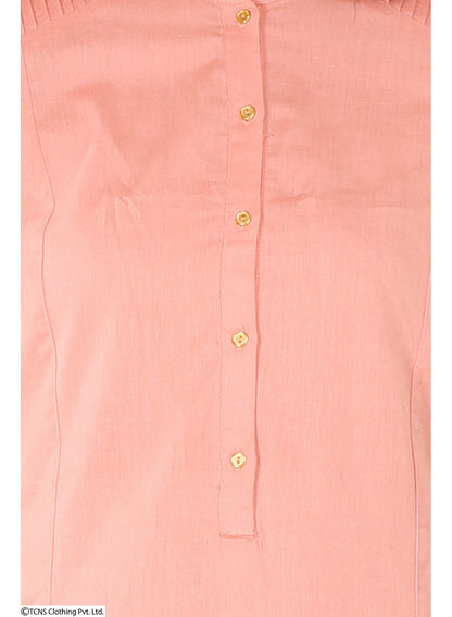 Pink 3/4 Sleeve kurta