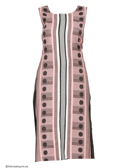 Pink Printed Sleeveless kurta