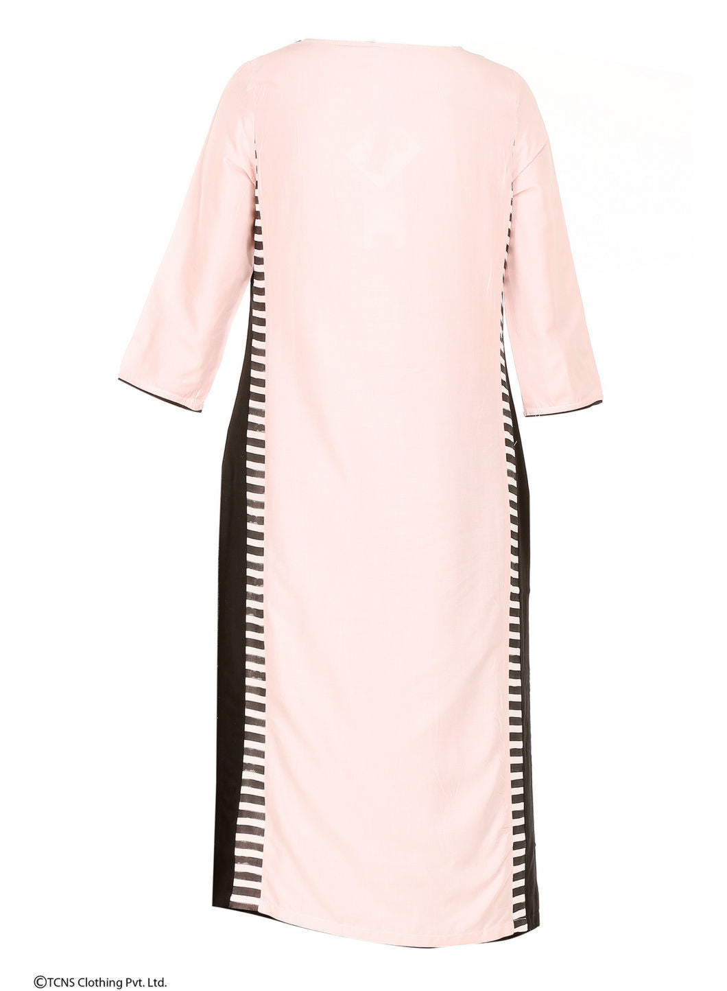 Pink Printed 3/4 Sleeve kurta