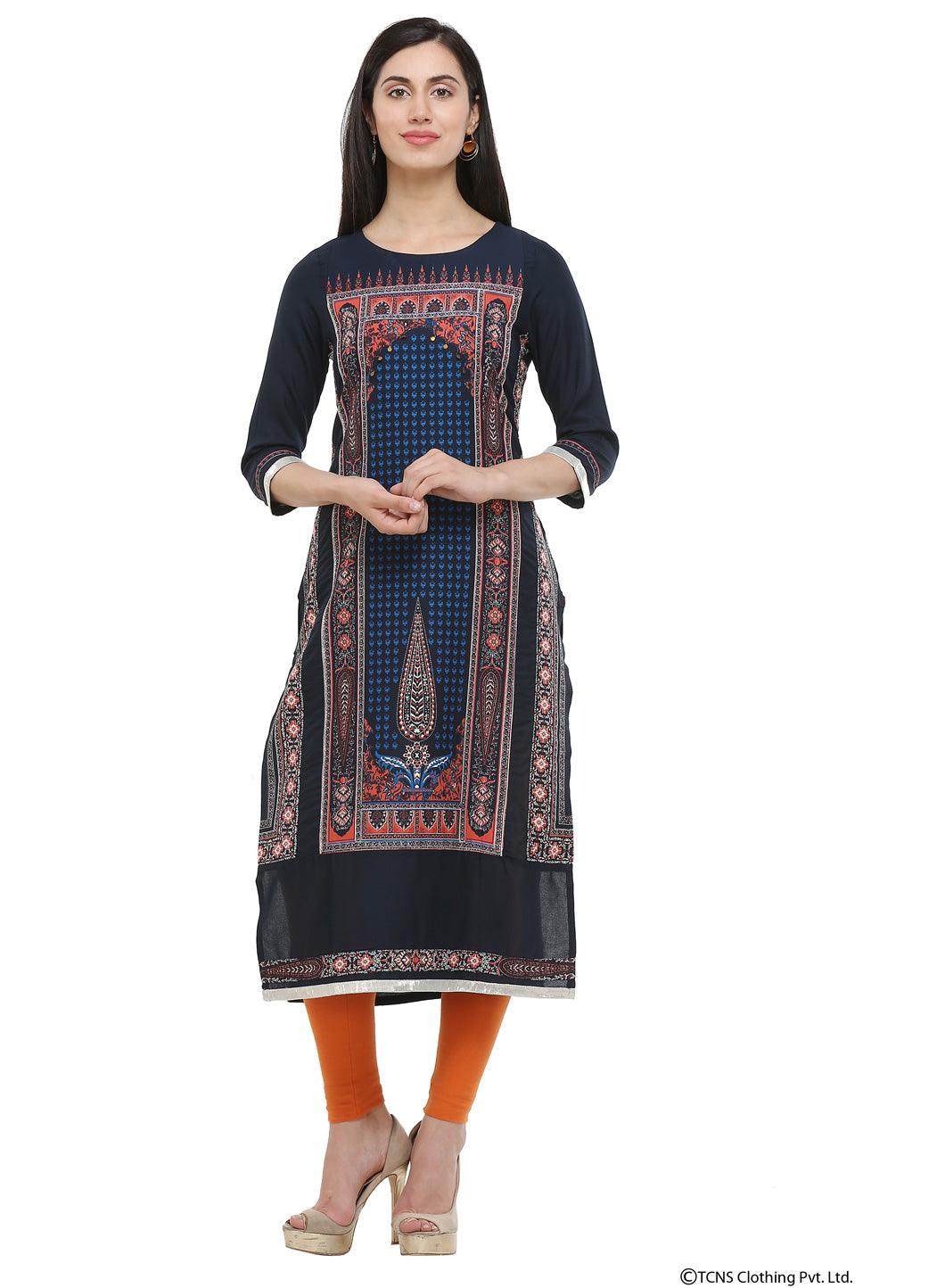 Blue kurtas - wforwoman