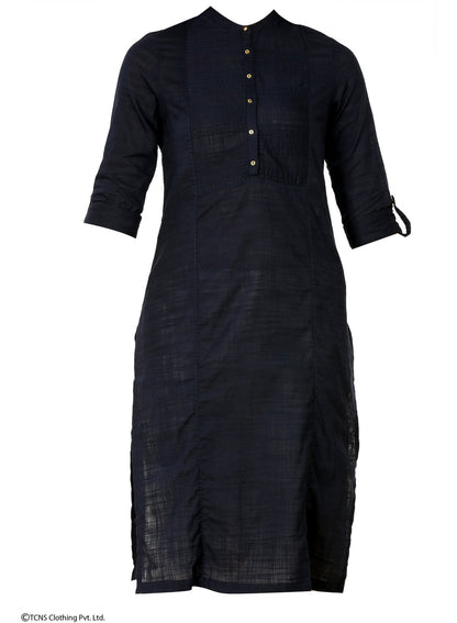 Blue 3/4 Sleeve kurta