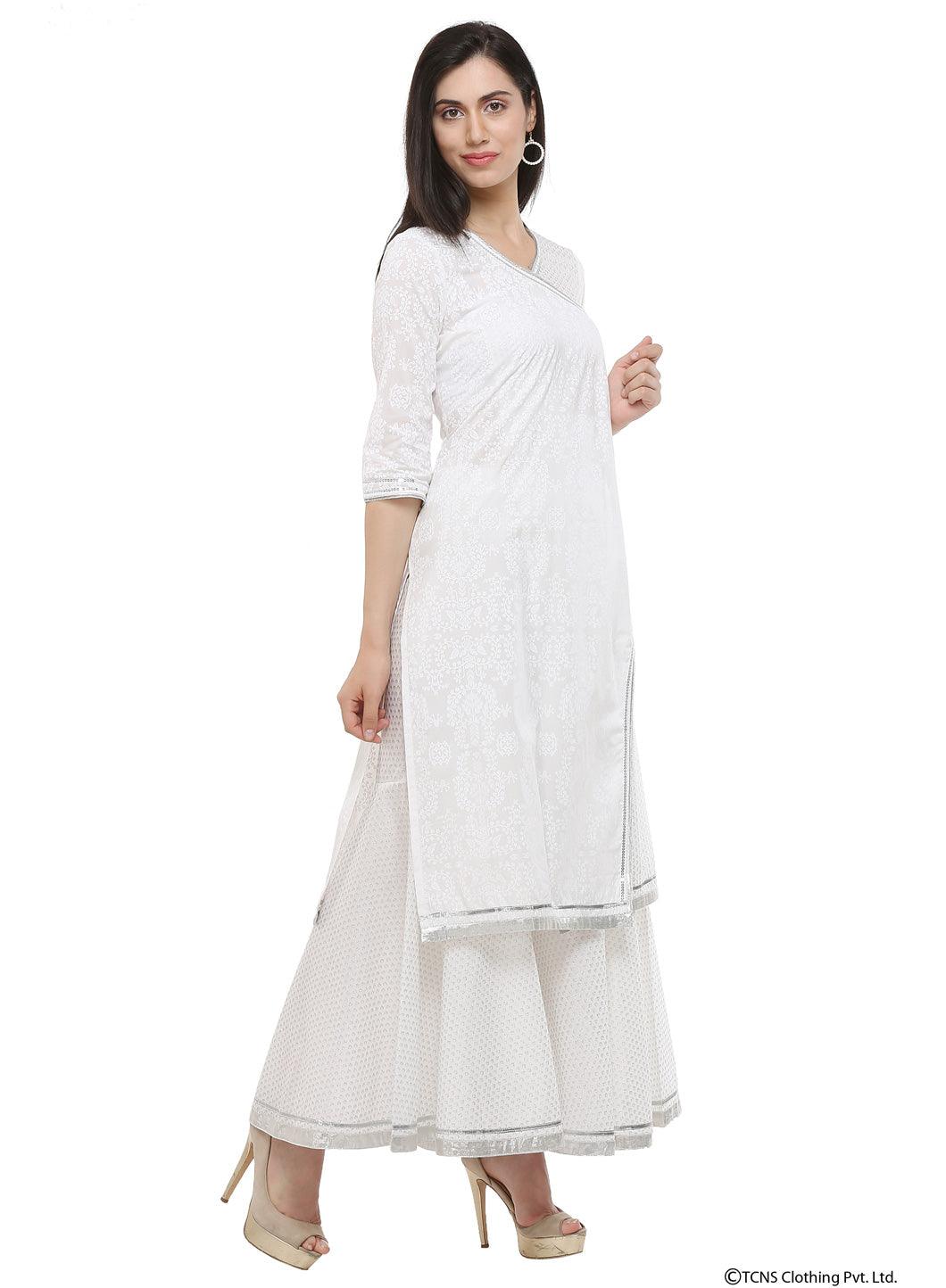 White kurtas - wforwoman