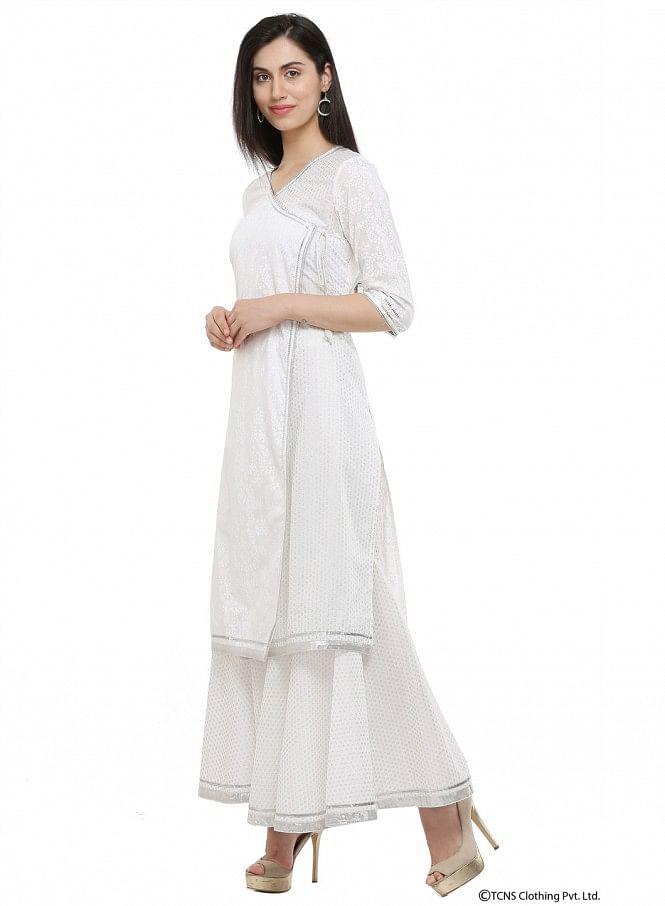 White kurtas - wforwoman