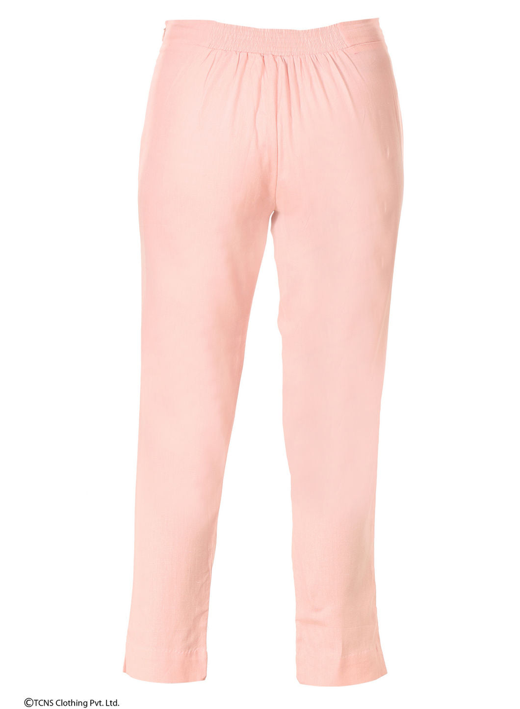 Pink Ankle-Length Trousers