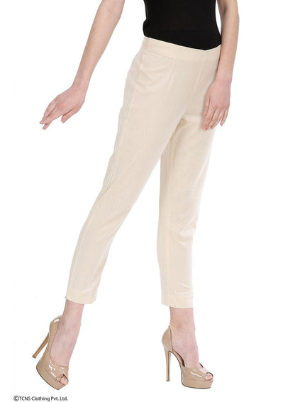 Beige Trousers - wforwoman