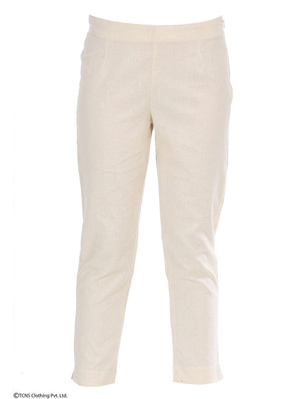 Beige Trousers - wforwoman